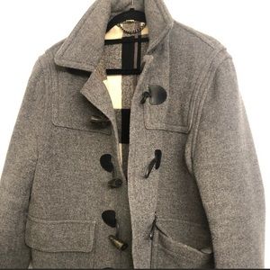 Men’s gently used Burberry pea coat